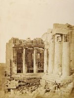 The North Wing of The Propylaea From The Southwest by James Robertson