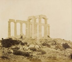 View of The Temple of Poseidon at Sounion From The Northeast by James Robertson