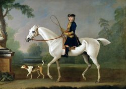 Sir Roger Burgoyne Riding 'Badger' by James Seymour