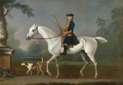 Sir Roger Burgoyne Riding 'badger' by James Seymour