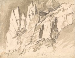 A Craggy Hillside by James Ward