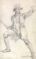 A Study for The Central Character in Ward's Painting 