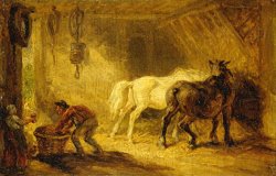 Interior of a Stable by James Ward
