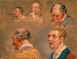 Studies of Jacky Turner And The Reverend Charles Hope's Gardener by James Ward