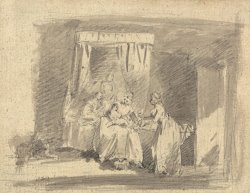 Study for The Mother's Bribe, Or The Temptation to Be Washed by James Ward