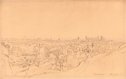 Study for The View of Cambridge From Castle Hill by James Ward