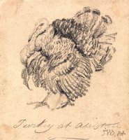 Study of a Turkey by James Ward