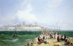A View of Margate from the Pier by James Webb