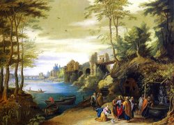 Christ And The Canaanite Woman by Jan Brueghel