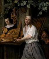The Baker Arent Oostwaard And His Wife, Catharina Keizerswaard by Jan Havicksz Steen