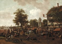 The Fair at Oegstgeest by Jan Havicksz Steen
