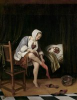 Woman at Her Toilet by Jan Havicksz Steen
