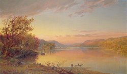 Lake George - NY by Jasper Francis Cropsey