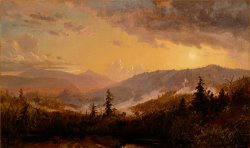 Sunset after a Storm in the Catskill Mountains by Jasper Francis Cropsey