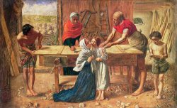 Christ in the House of His Parents by JE Millais and Rebecca Solomon