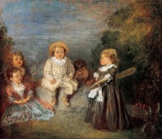 Heureux Age! Age D'or (happy Age! Golden Age) by Jean Antoine Watteau