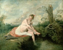 The Bath of Diana by Jean Antoine Watteau