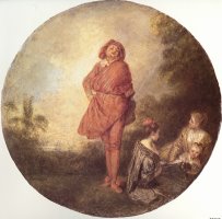 The Proud One by Jean Antoine Watteau
