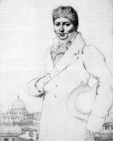 Dr. Jean Louis Robin by Jean Auguste Dominique Ingres