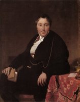 Jacqueslouis Leblanc by Jean Auguste Dominique Ingres