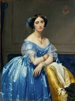 Josephine Eleonore Marie Pauline De Galard De Brassac De Bearn, Princesse De Broglie by Jean Auguste Dominique Ingres