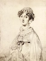 Lady William Henry Cavendish Bentinck, Born Lady Mary Acheson by Jean Auguste Dominique Ingres
