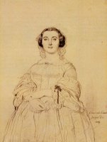 Madame Charles Simart, Born Amelie Baltard by Jean Auguste Dominique Ingres