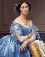 Portrait Of The Princesse De Broglie by Jean Auguste Dominique Ingres