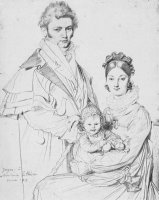 The Alexandre Lethiere Family by Jean Auguste Dominique Ingres