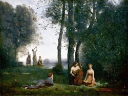 Le Concert Champetre by Jean Baptiste Camille Corot