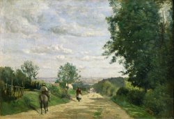 The Road to Sevres by Jean Baptiste Camille Corot