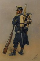 Un Soldat De Linfanterie by Jean Baptiste Edouard Detaille