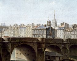 Le Pont Neuf Et La Samaritaine, a Paris by Jean-baptiste Raguenet