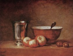 The Silver Cup by Jean-Baptiste Simeon Chardin