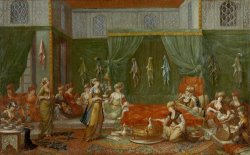 Lying in Room of a Distinguished Turkish Woman by Jean Baptiste Vanmour