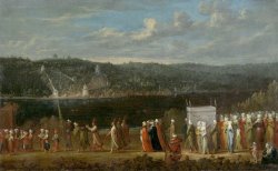 Wedding Procession on The Bosphorus by Jean Baptiste Vanmour
