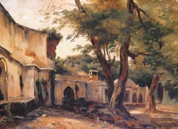 Fountain Near Algiers by Jean Charles Langlois