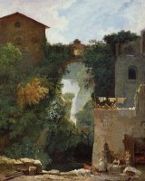 The Falls of Tivoli by Jean Honore Fragonard