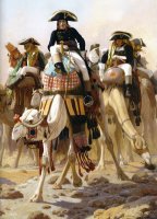 Bonaparte Et Son Etat-major En Egypte by Jean Leon Gerome