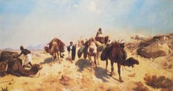 Crossing the Desert by Jean Leon Gerome