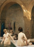 The Bathers by Jean Leon Gerome