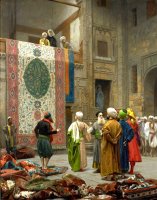 The Carpet Merchant Carpet Merchant in Cairo by Jean Leon Gerome