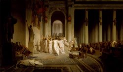 The Death of Caesar by Jean Leon Gerome