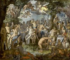 The Wedding of Peleus And Thetis by Joachim Anthonisz Wtewael