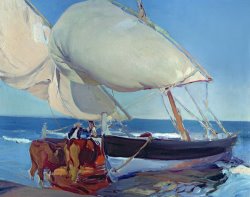 Sailing Boats by Joaquin Sorolla y Bastida