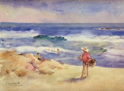 Boy on the Sand by Joaquin Sorolla