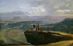 View From Bastei by Johan Christian Dahl