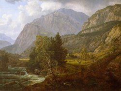 View of Fortundalen by Johan Christian Dahl