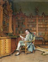 The Bibliophile by Johann Hamza