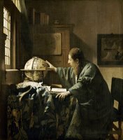 L'astronome Dit Aussi L'astrologue by Johannes Vermeer